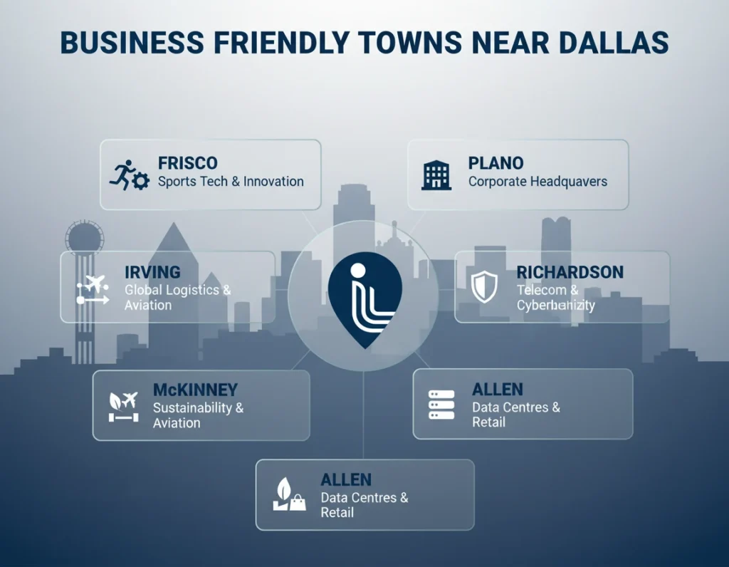 Business Friendly Towns near Dallas